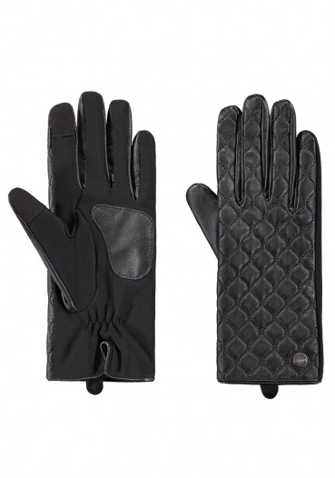 detail Barts Hague Gloves Black