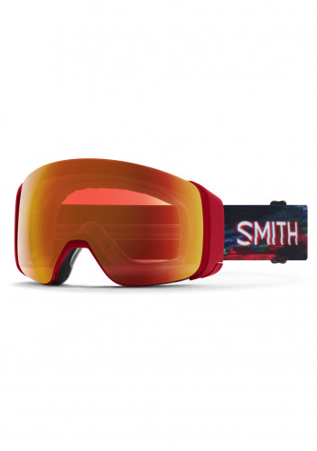 Sjezdové brýle Smith 4D MAG Crimson Glitch Hunter