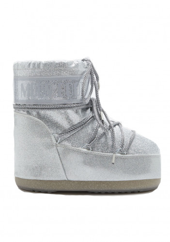 Moon Boot Icon Low Glitter, 002 Silver