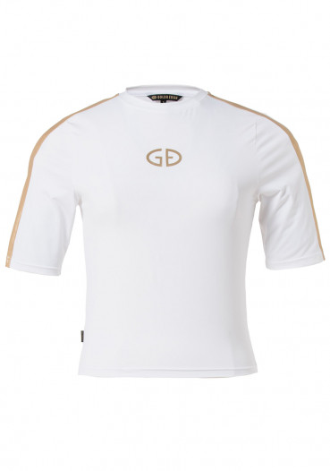 detail Dámské tričko Goldbergh Renowned Short Sleeve Top White