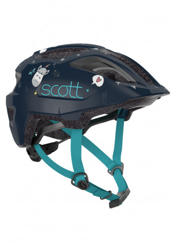Dětská cyklistická helma Scott Helmet Kid Spunto (CE) dark blue