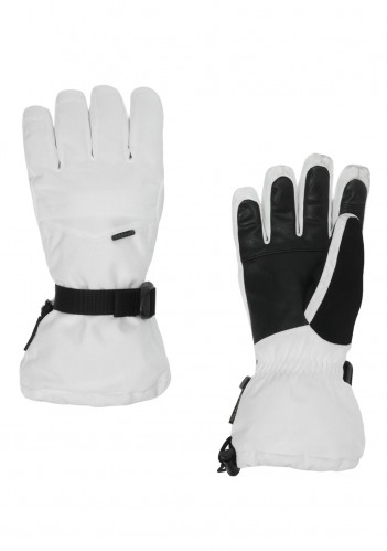 Dámské lyžařské rukavice SPYDER 197024-100 -W SYNTHESIS GTX-SKI GLOVE-WHITE