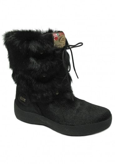 detail Dámské zimní boty Nis 915894 Stivaletto Pelliccia lapin Black