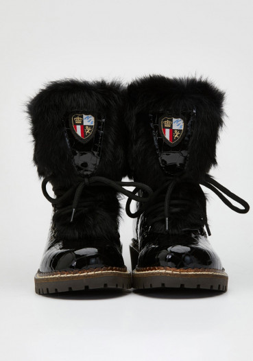 detail Dámské zimní boty Nis 1515404/A Scarponcino Pelle Vittelo Black
