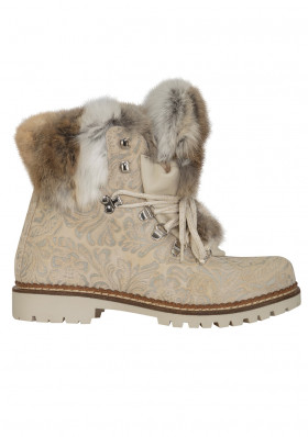 Dámské zimní boty Nis 1515404A/71 Scarponcino Pelle Vitello