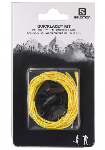 detail Tkaničky Salomon Quicklace Kit Yellow