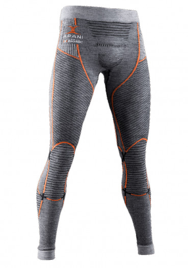 detail X-Bionic APANI 4.0 Merino Pants Men B080 Black/Grey/Orange