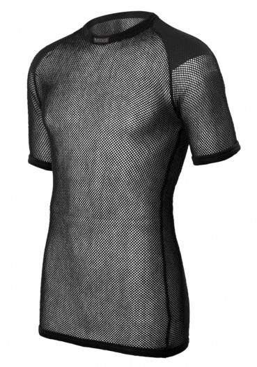 detail Pánské triko BRYNJE WOOL THERMO T-SHIRT WINLAY černé