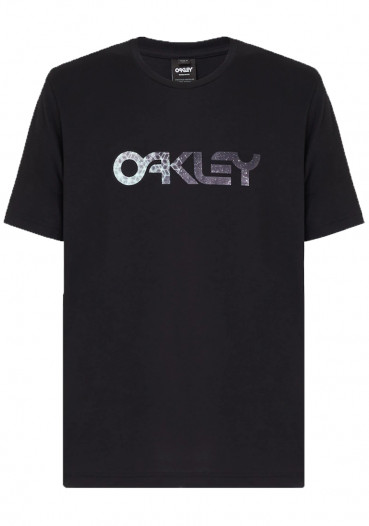 detail Pánské triko Oakley B1b Nebulous Logo Tee / Blackout
