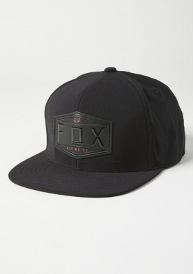 Kšiltovka Fox Emblem Snapback Hat Black