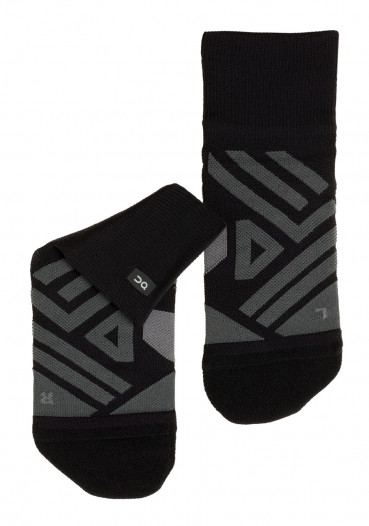 detail Pánské ponožky On Running Mid Sock M Black/Shadow