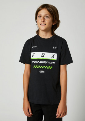 Dětské tričko Fox Youth Pc Block Ss Tee Black