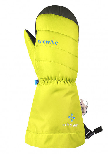 detail Dětské rukavice Snowlife Spice Kids Mitt Neonyellow 95