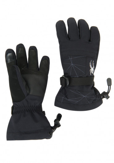detail Dětské rukavice Spyder Boys Overweb Black