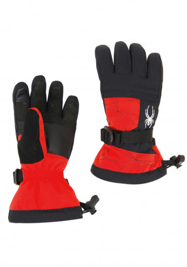 detail Dětské rukavice Spyder Boys Overweb Volcano/Black