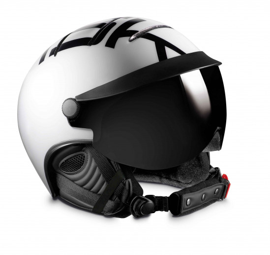 detail Lyžařská helma Kask Style bílá / černá