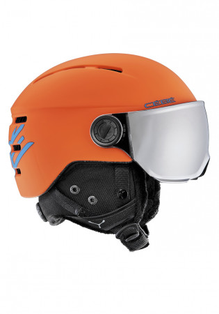 detail Dětská lyžařská helma Cebe Fireball Junior oranžová matt