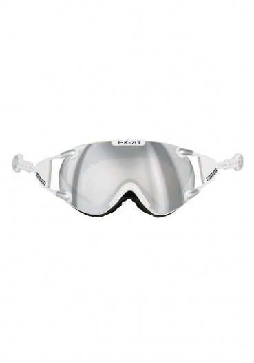 detail Sjezdové brýle Casco FX 70 Carbonic bílé / stříbrné