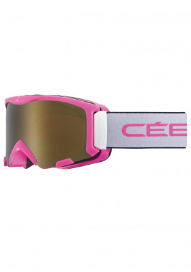 Dětské sjezdové brýle Cébé Super Bionic Mat Pink Grey Ros