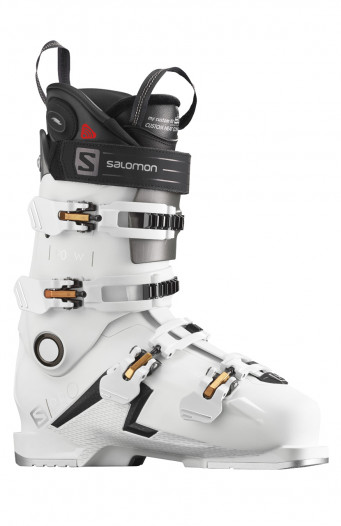 detail Dámské vyhřívané lyžařské boty Salomon S/PRO 90 CHC W Wh/Gold Glow/B