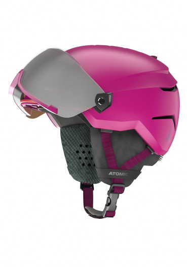 detail Sjezdová helma Atomic Savor Visor JR Pink