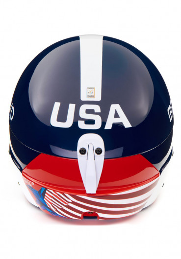detail Lyžařská helma Briko Vulcano FIS 6.8 USSA Blue/White/Red