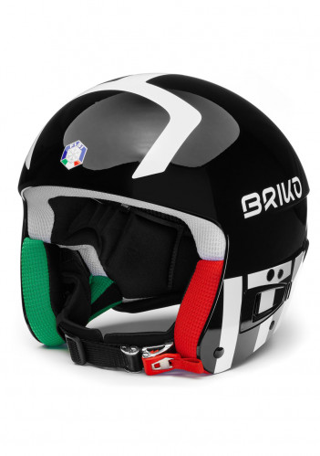 Lyžařská helma Briko Vulcano Fis 6.8. Epp Fisi - Shiny Black White