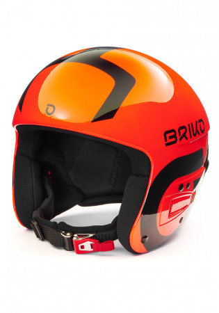 detail Briko-Vulcano Fis 6.8 - Shiny Orange - Black-Helma
