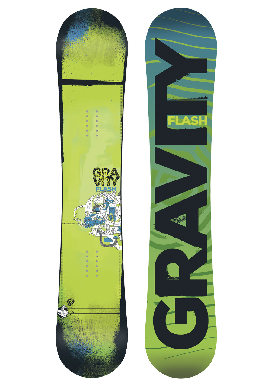 Snowboard Gravity Flash Green David sport Harrachov