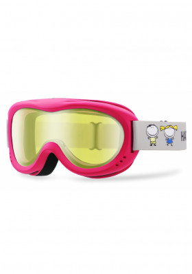 Dětské lyžařské brýle Hatchey Clown Pink/Silver