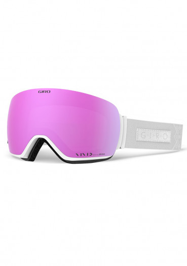 detail Dámské sjezdové brýle Giro Lusi White Velvet Vivid Pink/Vivid Infrared