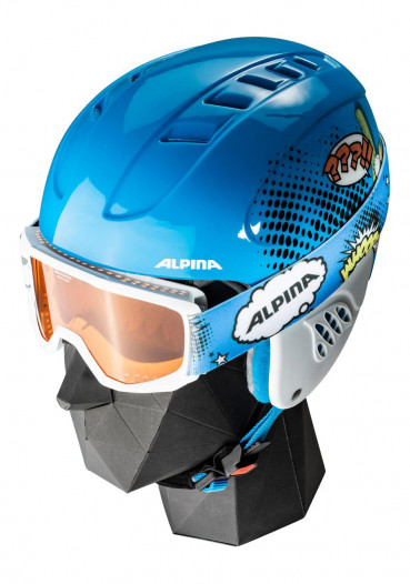 detail Dětská lyžařská helma Alpina Carat set Disney Donald