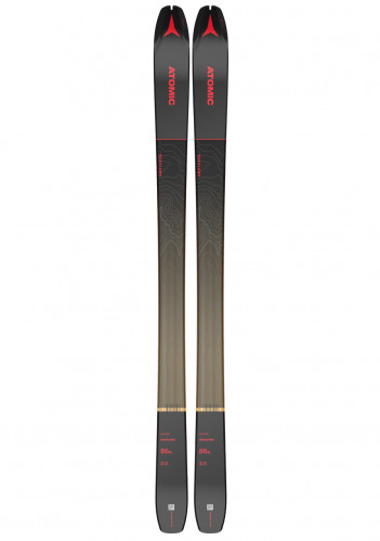 Skialpové lyže Atomic BACKLAND 86 SL + SKIN 85/86 Black/Red