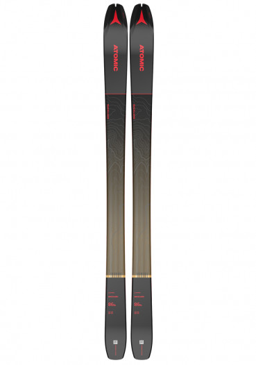 detail Skialpové lyže Atomic BACKLAND 86 SL + SKIN 85/86 Black/Red