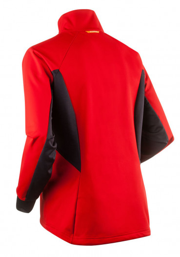 detail Dámská softshellová bunda Bjorn Daehlie Beito červená