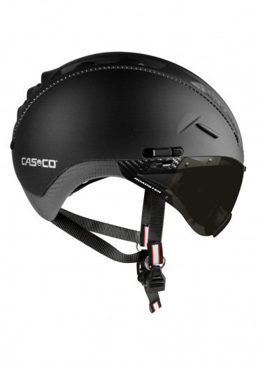 detail Cyklistická helma CASCO ROADSTER BLACK INCL.VISOR