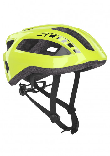 Cyklistická helma Scott Supra Road (CE) Yellow fluorescent