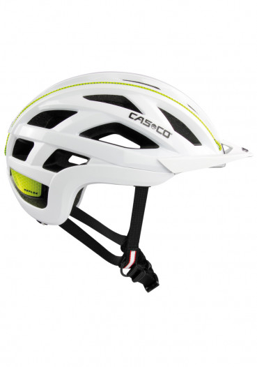 detail Cyklo helma Casco Cuda 2 White-neon yellow