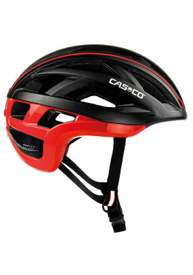 Cyklistická helma Casco Cuda 2 Strada Black-Red Structure