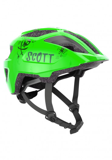 detail Dětská cyklistická helma Scott Helmet Spunto Kid (CE) fluo green