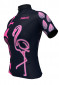 náhled Cyklistický dres Rosti Flamingo lady dres Black/Pink