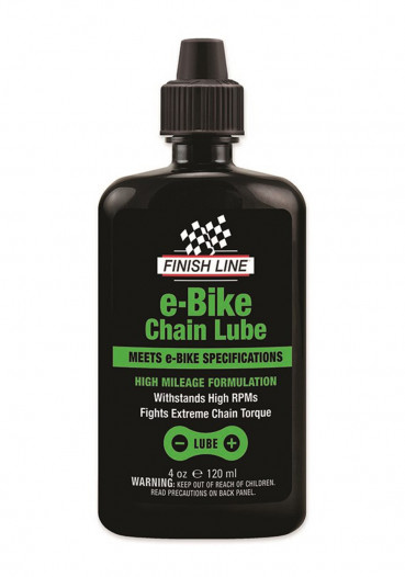 detail Kapátko Finish Line E-Bike Chain Lube 4oz/120ml