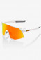 náhled Sluneční brýle 100% S3 Soft Tact White-HiPER Red Multilayer Mirror Lens