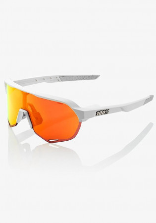 detail Sluneční brýle 100% S2 Soft Tact Off White -HiPER Red Multilayer Mirror Lens