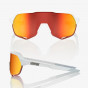 náhled Sluneční brýle 100% S2 Soft Tact Off White -HiPER Red Multilayer Mirror Lens