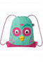 náhled Dětský vak Affenzahn Kids Sportsbag Owl - turquoise